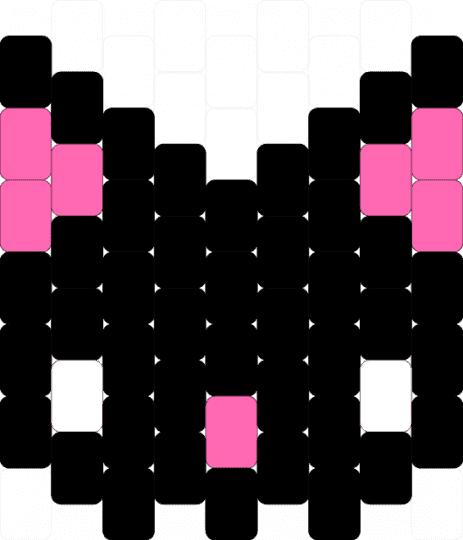car - black, pink