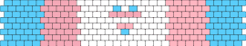 Trans flag cuff with heart in the middle (I love all you trans ppl out there <3) LGBTQ+ pride - trans,pride,heart,flag,cuff,pink,white,light blue