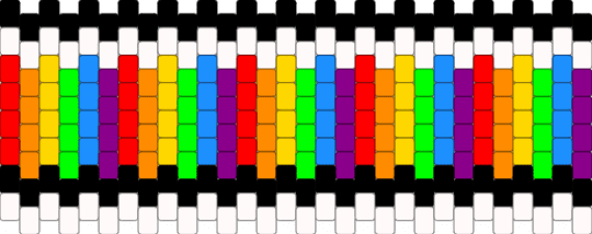Straight Ally pride lined cuff requested by: browniebass227 - ally, colorful, cuff, green, lgbtq, lgbtqia, orange, pink, pride, rainbow, straight, straight ally