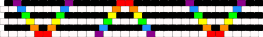 Straight Ally pride thin cuff requested by: browniebass227 - white,red,orange,yellow,colorful,pride,straight ally,lgbtq,lgbtqia,ally,straight,cuff,rainbow