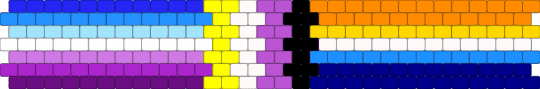 Berrisexual, nonbinary and aroace cuff requested by: dandicus_dancifer  1/2 - purple,pink,light blue,pride,lgbtq,lgbtqia,cuff,lgbt,berrisexual,nonbinary,aroace