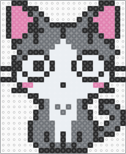Gray cat - gray,cat,kitten,kitty,stripe,cute,tail,blush