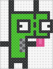 (derpy) Gir (in disguise) - gir,invader zim,costume,dog,tongue,character,silly,cartoon,tv show,green