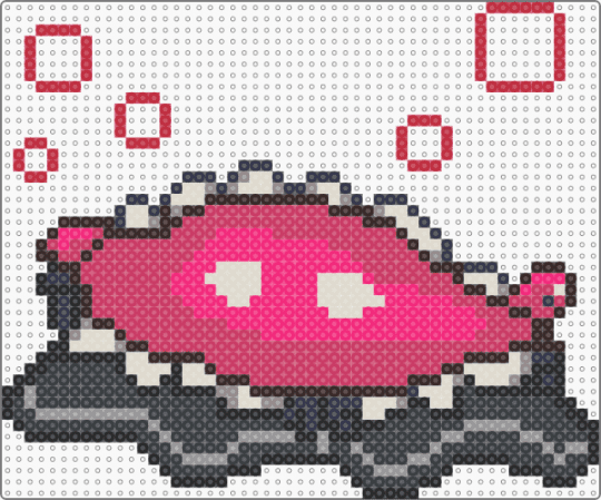 Ame-chan melting icon perler - ame, ame chan, amechan, kangel, kangle, needy streamer, needy streamer overload, nso, pink