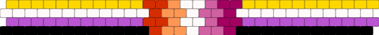 Non binary and lesbian flag cuff requested by: koolkandiz - yellow,pink,lgbtq,lgbtqia,pride,queer,nonbinary,non binary,lesbian,lesbain
