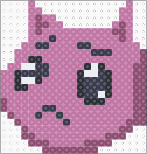 P-Chan nso perler charm - pink,nso,needy streamer,needy streamer overload,pchan,p chan,kangel,ame,amechan