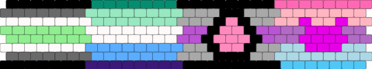 Agender, MLM gay, Fictiosexual and Catgender flag cuff requested by: kandi_eater_xd - teal,light blue,pink,pride,lgbtq,lgbtqia,agender,gay,mlm,fictosexual,catgender