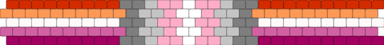 Demigirl and lesbian flag cuff requested by: kamisimp72 - pink,demigirl,lgbtq,pride,cuff,lgbt,lesbian,lesbain,demi girl