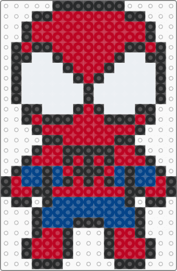 Spiderman chibi - red,spider,spiderman,superhero,marvel,spider man,web,superpower