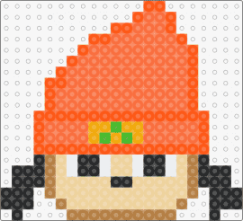 Parappa The Rapper - parappa the rapper,character,video game,head,hat,beanie,music,orange,tan