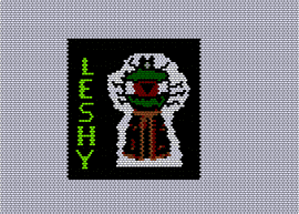 Bishop leshy pannell [cult of the lamb] - leshy,cotl,cult of the lamb,character,mythology,video game,green,black