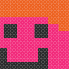 Minecraft cam man 18 face - camman18,minecraft,youtube,twitch,streamer,video game,smile,pink,black,orange