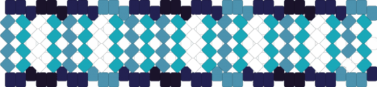 Squirtle themed x-base cuff - teal,light blue