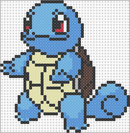 squirtle - light blue,yellow