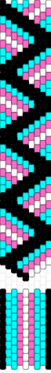 trans flag tie - necktie, rainbow