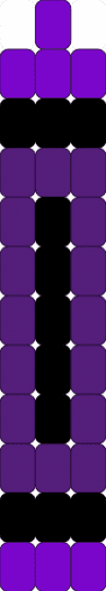 Crayon - purple,black