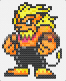 Leomon - leomon,digimon,lion,gaming,character,orange,black,yellow