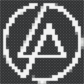 Linkin Park - linkin park,logo,music,band,black,white