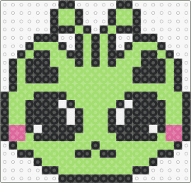 alien cat - cat,alien,cute,antennae,space,green,black