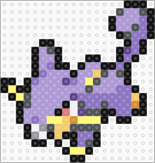 Rattata 0019 - gray,blue,pink,pokemon