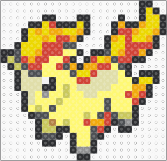Ponyta 0077 - yellow,red,pokemon