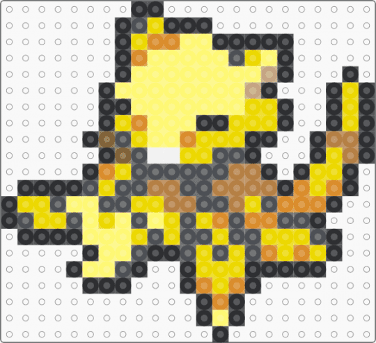 Abra 0063 - gray,yellow,pokemon