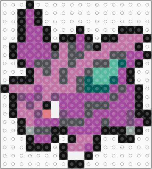Nidoran 0032 - gray,pink,pokemon