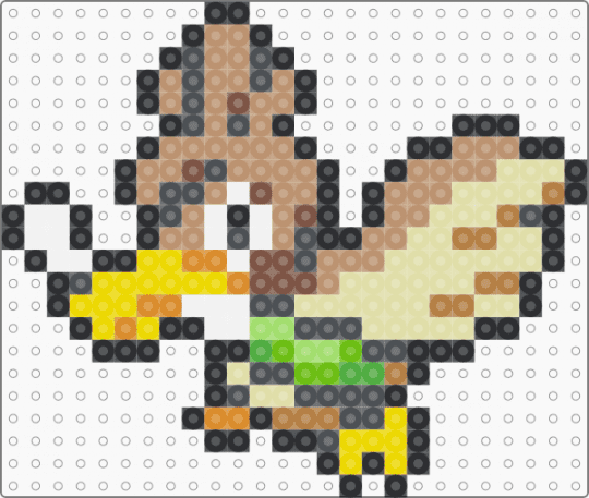 Farfetch’d 0083 - gray,yellow,beige,pokemon