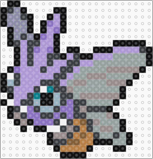Venomoth 0049 - black,gray,pink,pokemon