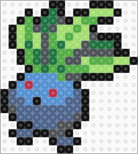 Oddish 0043 - blue,green,pokemon