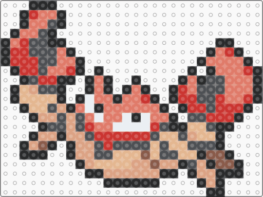 Krabby 0098 - gray,orange,beige