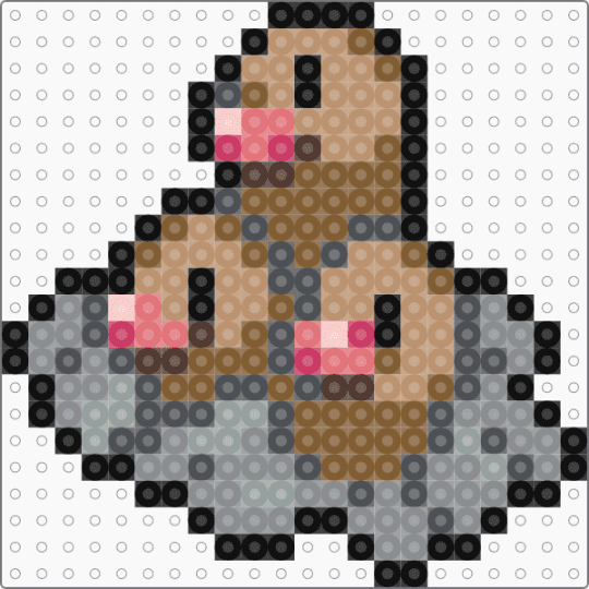 Dugtrio 0051 - beige,gray,tan,pokemon
