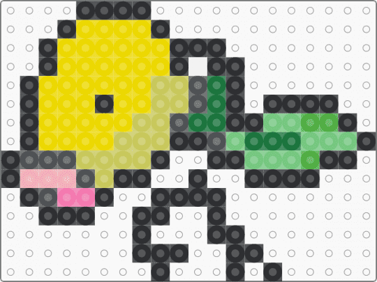Bellsprout 0069 - black,yellow,green,pokemon