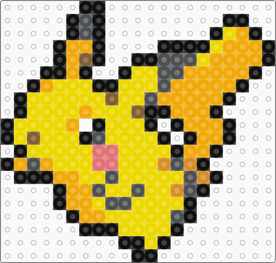 Pikachu 0025 - yellow,orange,pokemon