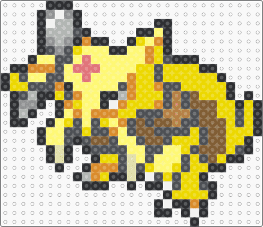 Kadabra 0064 - gray,yellow,pokemon
