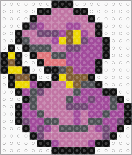 Ekans 0023 - pink,pokemon