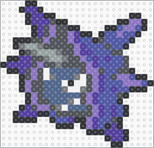 Cloyster 0091 - gray,purple