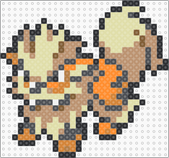 Arcanine 0059 - gray,beige,yellow
