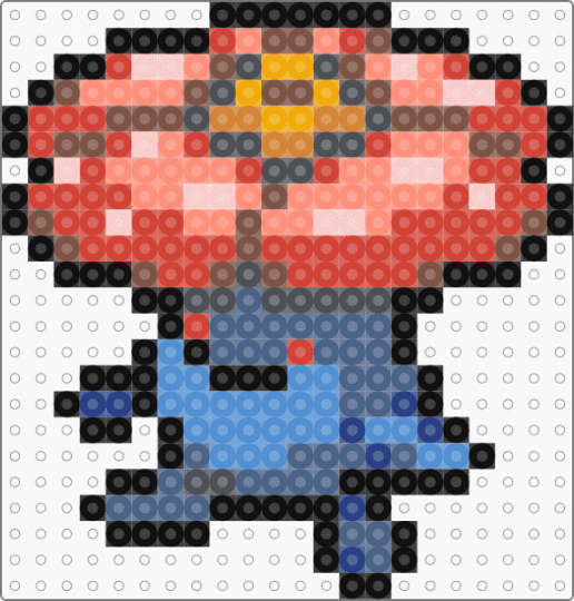 Vileplume 0045 - red,orange,blue,pokemon