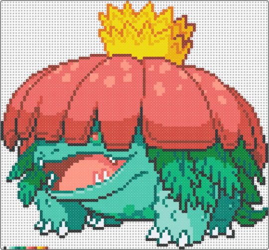 Gigantamax Venusaur - teal,red