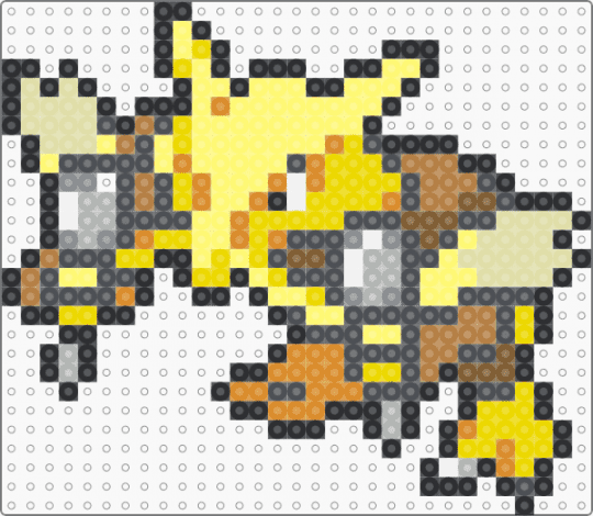 Alakazam 0065 - gray,yellow,pokemon
