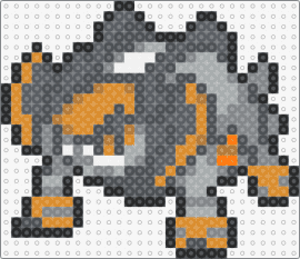 Iron Boulder - Pokemon - iron boulder,pokemon,character,gaming,gray,tan