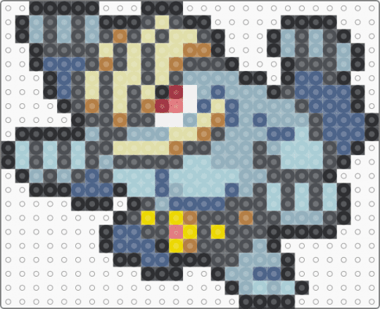 Machamp 0068 - gray,light blue,blue,pokemon