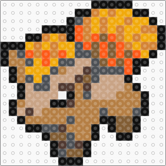Vulpix 0037 - orange,tan,pokemon