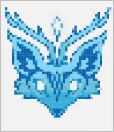 Feral logo - feral,centuria,logo,animal,video game,rpg,blue,light blue