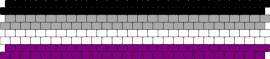 Asexual flag - asexual,pride,stripes,black,purple,gray