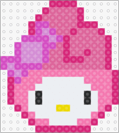 My mellody - my melody,sanrio,kawaii,character,head,pink,white