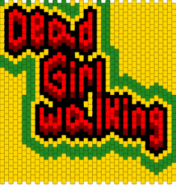 Dead Girl Walking panel - yellow