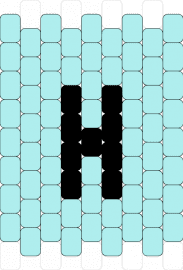 hydrogen (ptoe) - hydrogen,element,science,periodic table,chemistry,simple,charm,teal,black