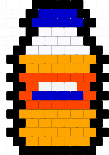 Orange Fanta bottle - orange